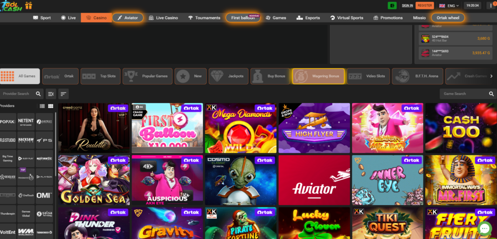 Golcash Casino