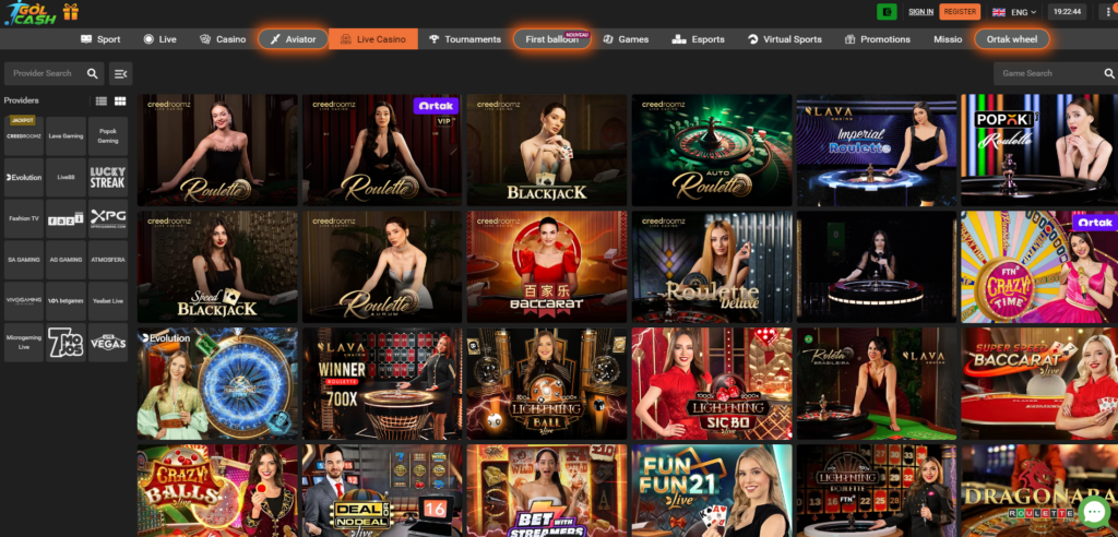 Golcash Casino
