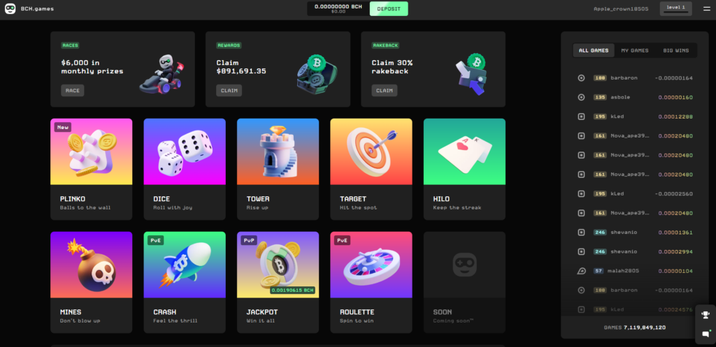 BCH.games Casino