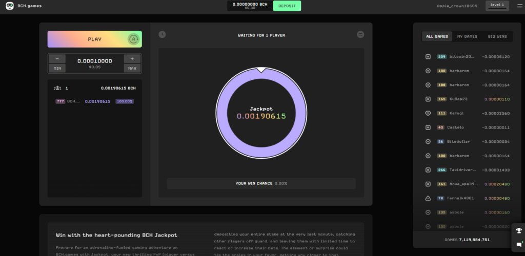 BCH.games Casino