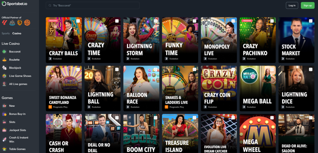 Sportsbet.io Casino