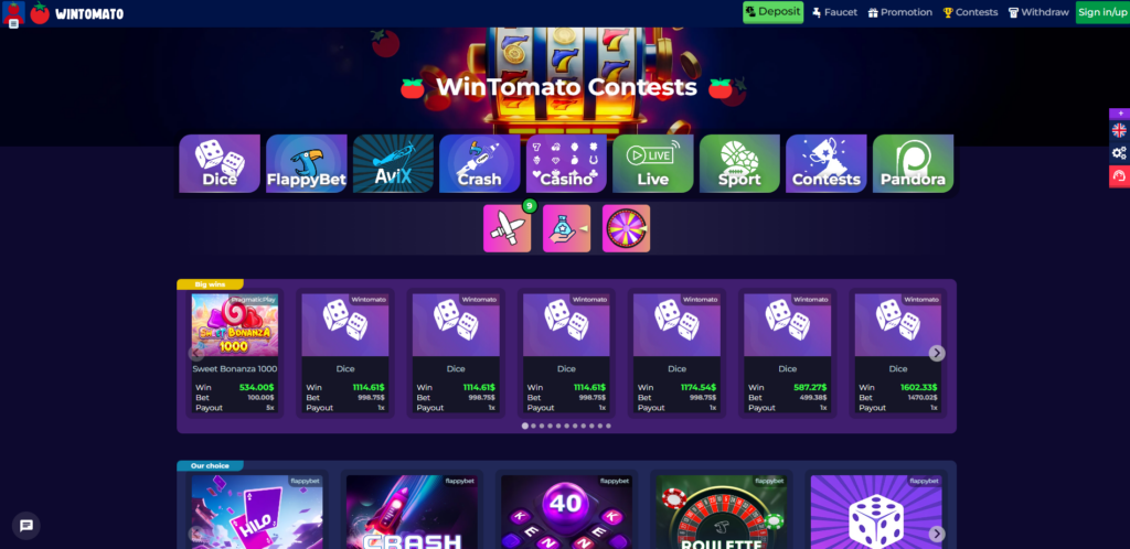 Wintomato Casino