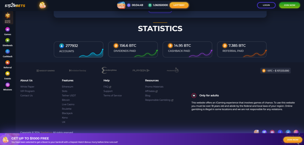 StarBets Casino
