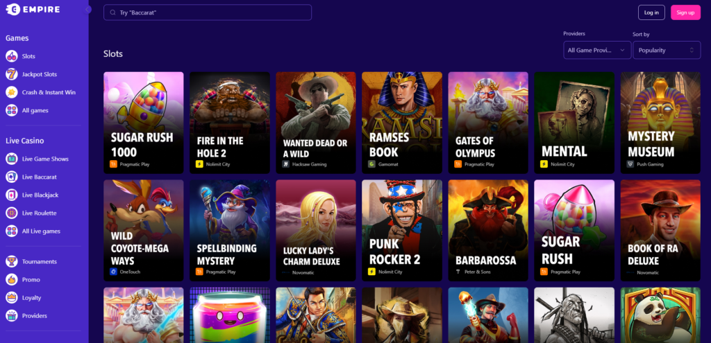 Empire.io Casino