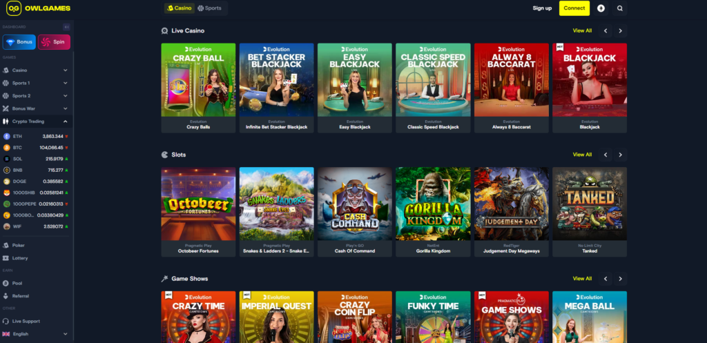 Owl Games Casino