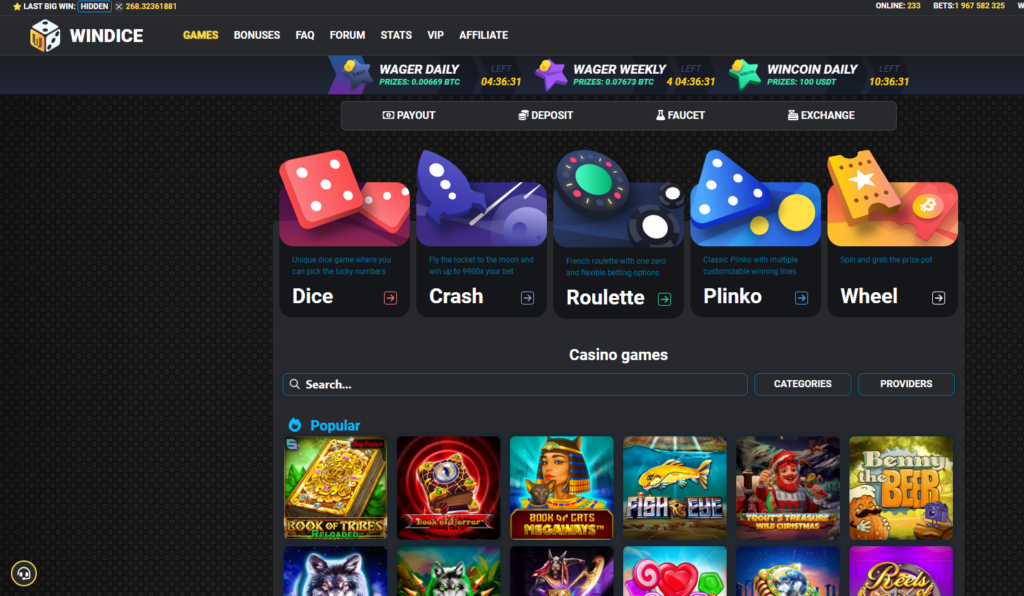 WinDice Casino