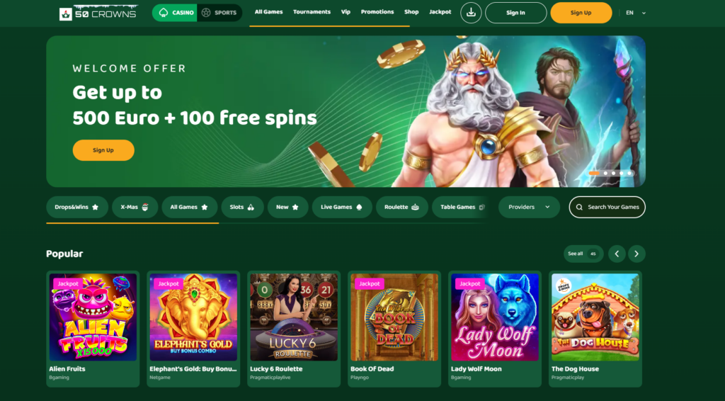 50 Crowns Casino