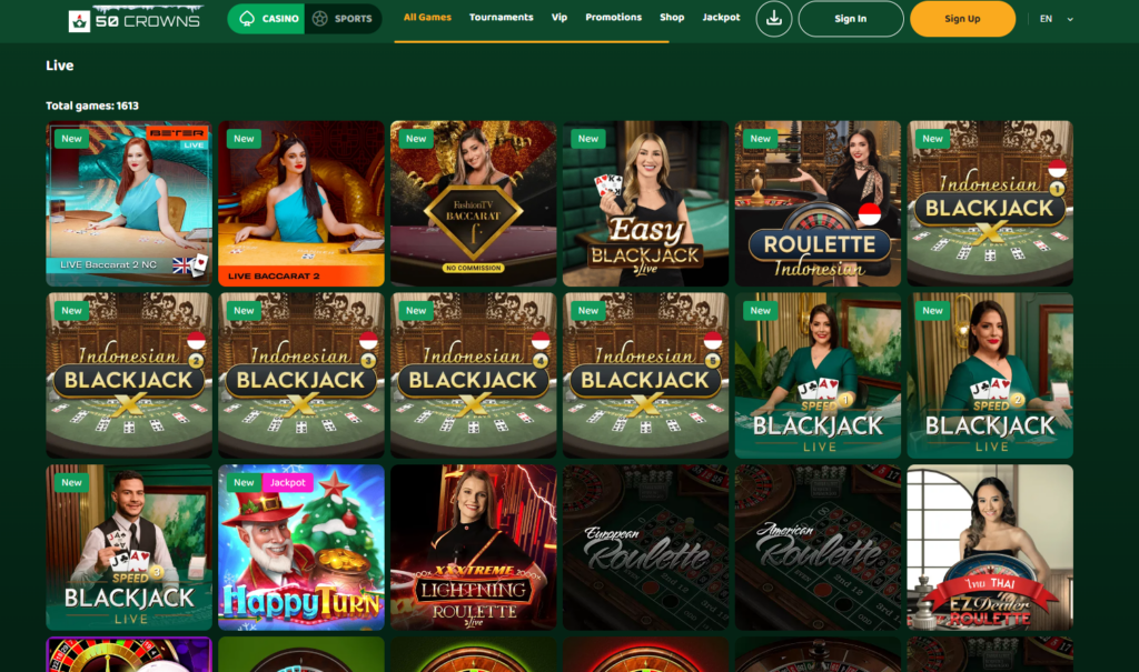 50 Crowns Casino