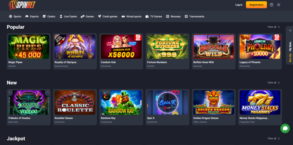 JVSPINBET Casino