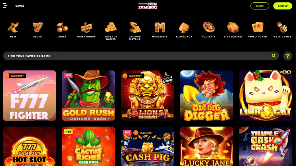Spin Samurai Casino