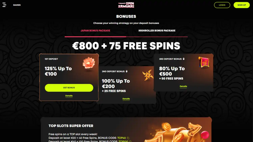 Spin Samurai Casino