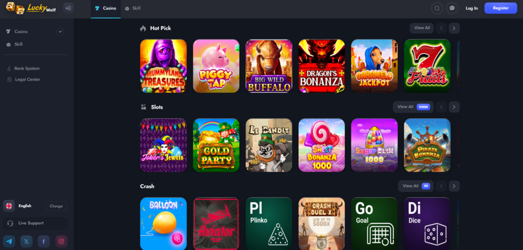 Lucky Wolf Casino