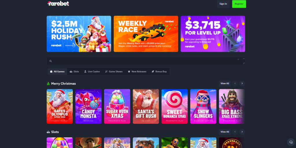 Rarebet Casino