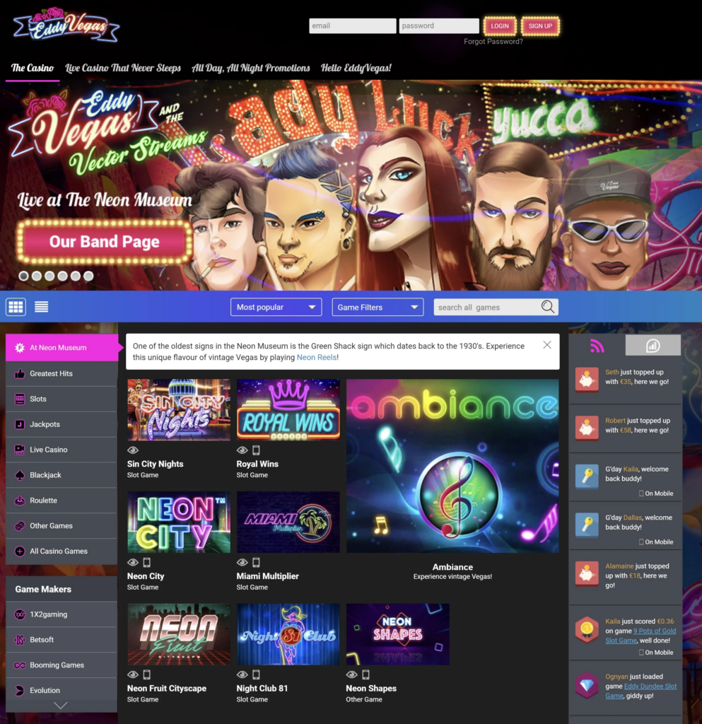 EddyVegas Casino