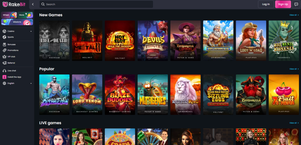 RakeBit Casino