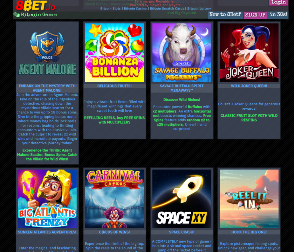 8Bet.io Casino
