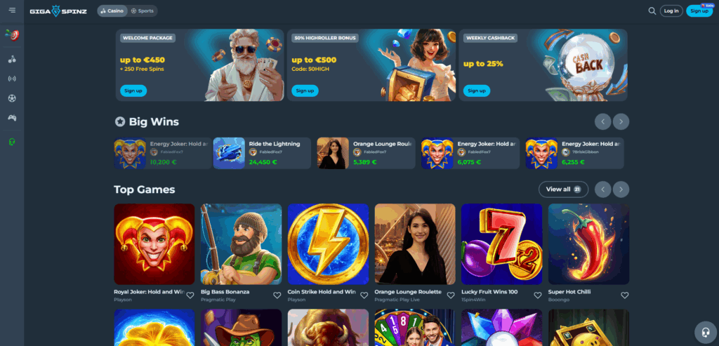 Gigaspinz Casino