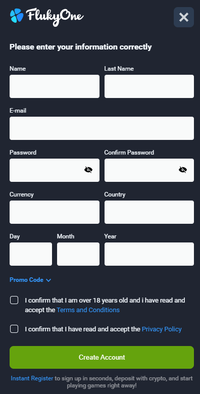FlukyOne Casino