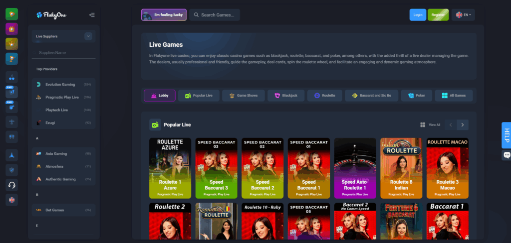 FlukyOne Casino