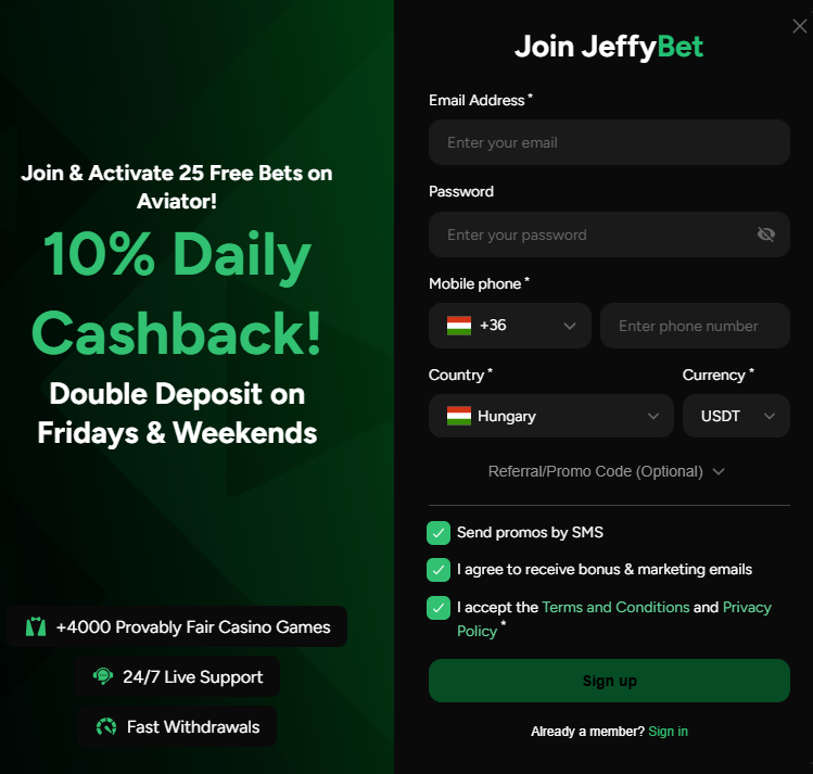 JeffyBet Casino