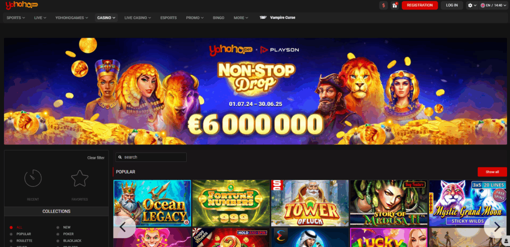 Yohohobet Casino