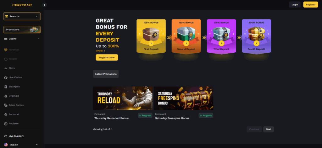 MoonClub Casino