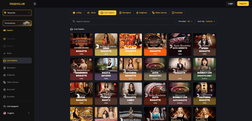 MoonClub Casino