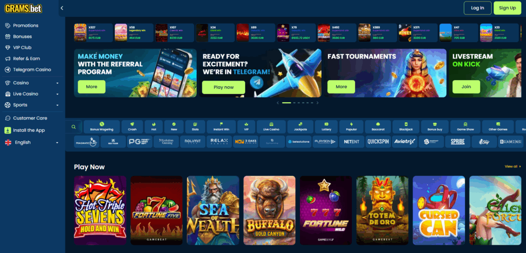 Grams.bet Casino