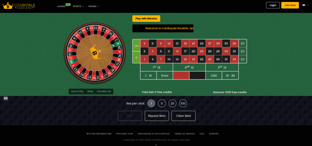 CoinRoyale Casino