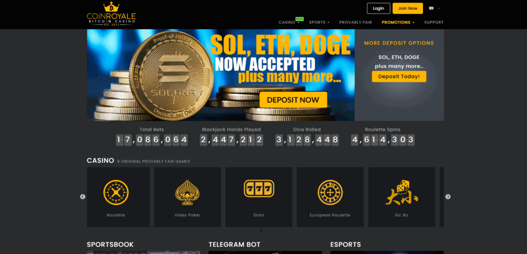 CoinRoyale Casino