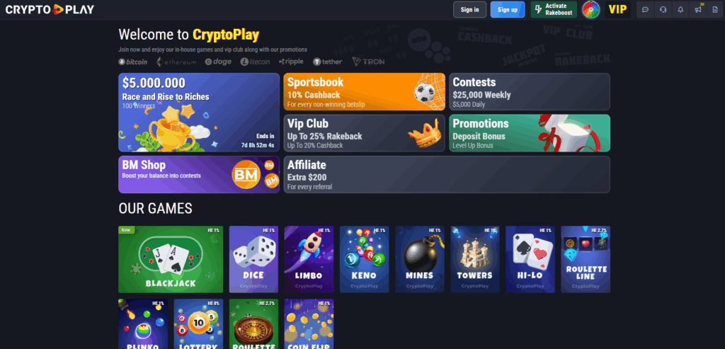Cryptoplay Casino