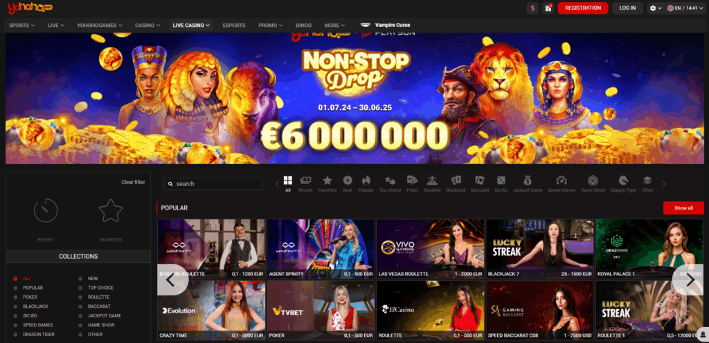 Yohohobet Casino