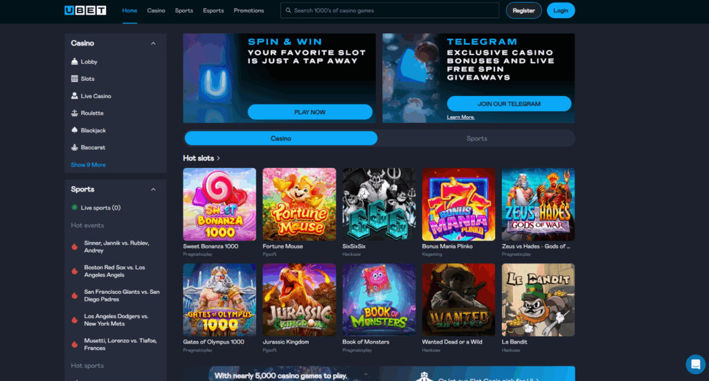 Ubet.io Casino